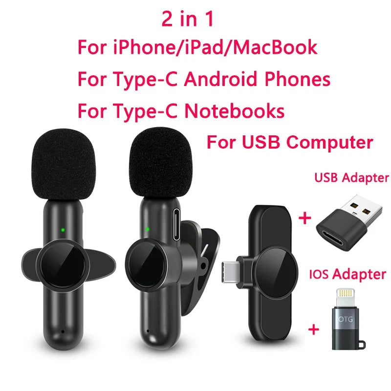 Wireless Lavalier Microphone Kit