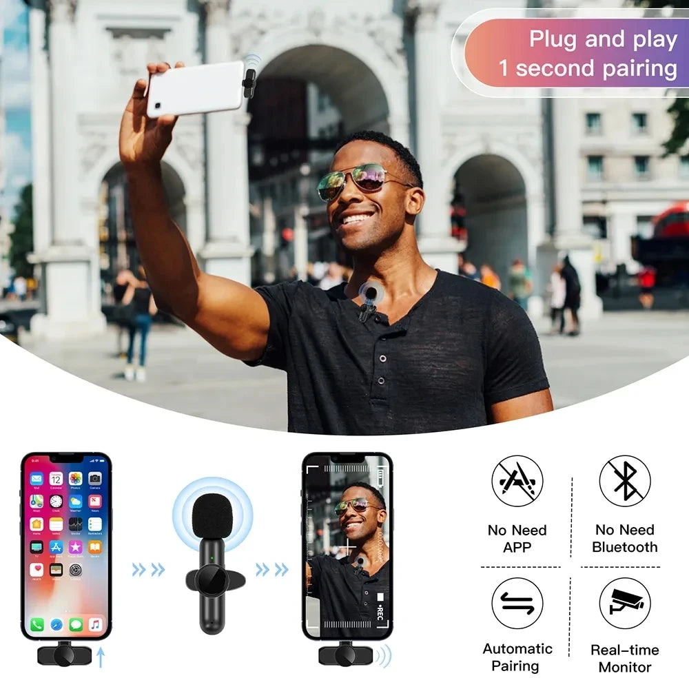 Wireless Lavalier Microphone Kit