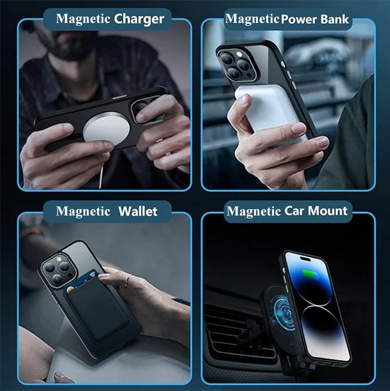 Black Magnetic iPhone Case